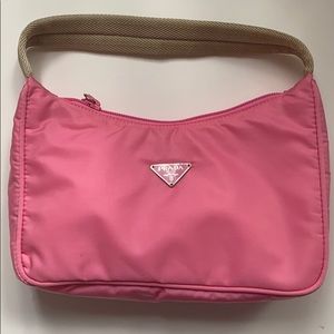 Prada original nylon pink bag